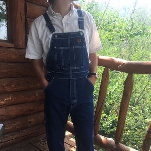 Men’s Levi Dark Wash Overalls